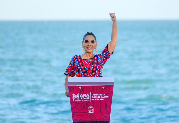 Mara Lezama rinde su Tercer Informe de Gobierno desde Calderitas