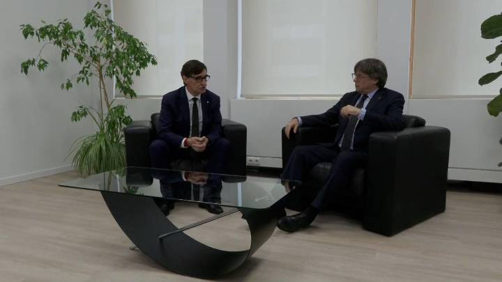 Illa 'amnistía' a Puigdemont y abre un nuevo marco de relaciones con su primer encuentro en Bruselas