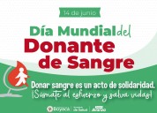 Hoy 14 de junio se conmemora el Día Mundial del Donante de Sangre