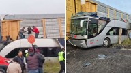 Tren arrolla autobús en Atlacomulco: 8 muertos y 45 heridos...