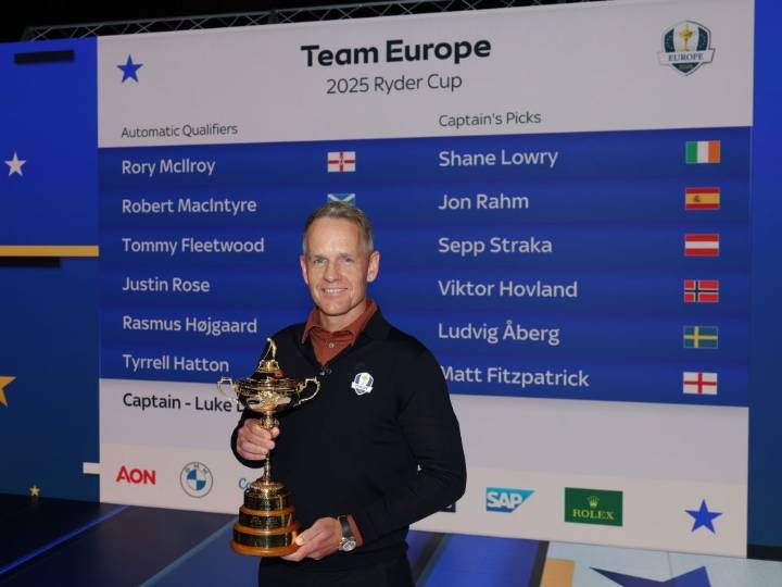 Luke Donald fills out Europe’s Ryder Cup team for defence