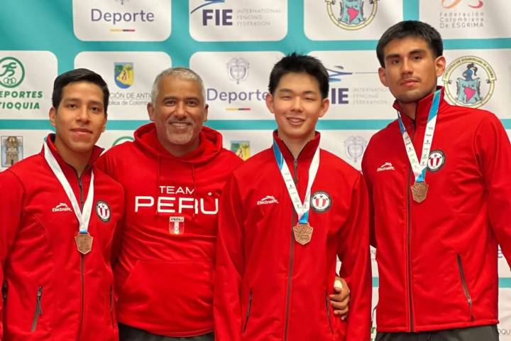 Perú logra cinco medallas en Campeonato Sudamericano Mayores y Sub 23 de Esgrima