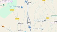 Un coche vuelca en la A-23 a la altura de Igriés y provoca el corte de un carril