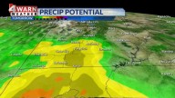 Above average temperatures continue, but increasing rain chances later this week