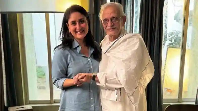 Bollywood Kareena Kapoor Khan Meets Living Legend Gulzar, Shares Picture ‘For the Books’ With Poet