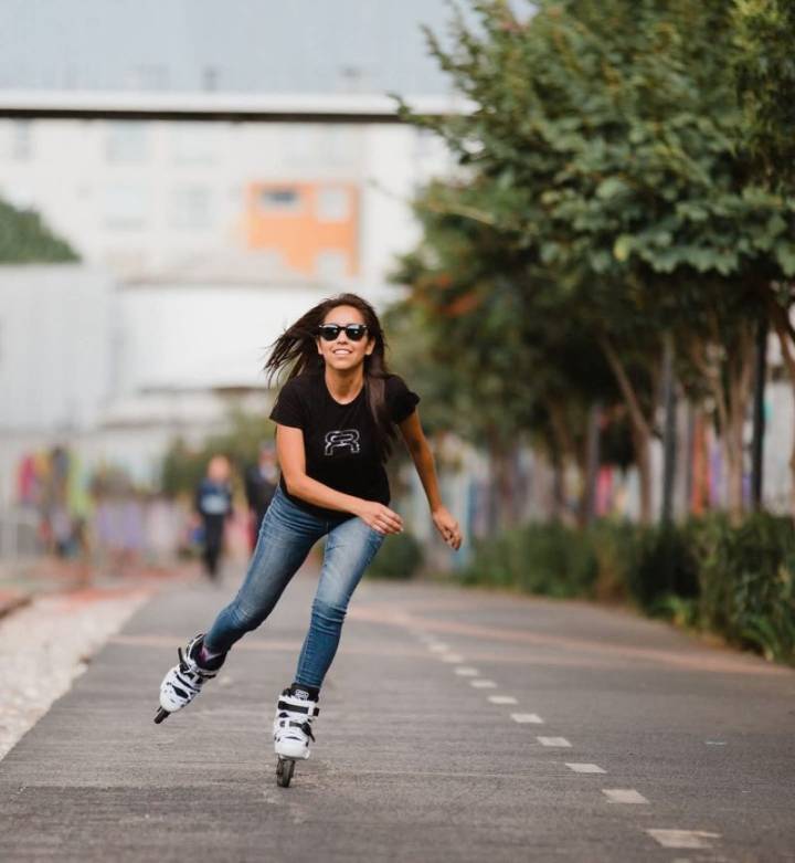 Villavicencio, sobre patines en el maratón de Berlín