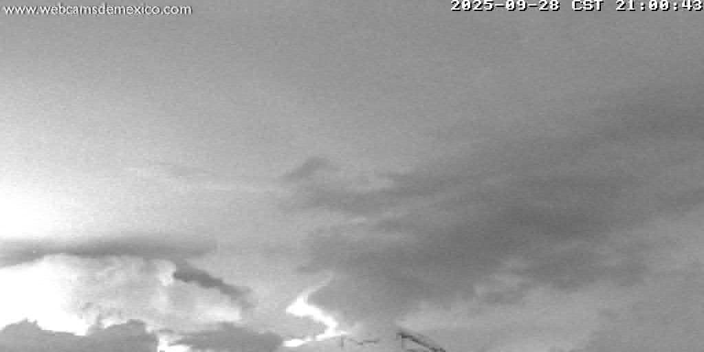 Popocatépetl lanza 50 exhalaciones y registra 71 minutos de tremor este 29 de septiembre de 2025