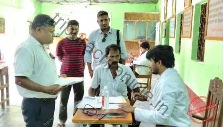 Santirbazar Press Club in collaboration with out-of-state doctors hold mega health camp