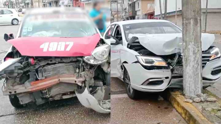 Accidente Deja Como Saldo Cinco Personas Lesionadas en Coatzacoalcos, Veracruz