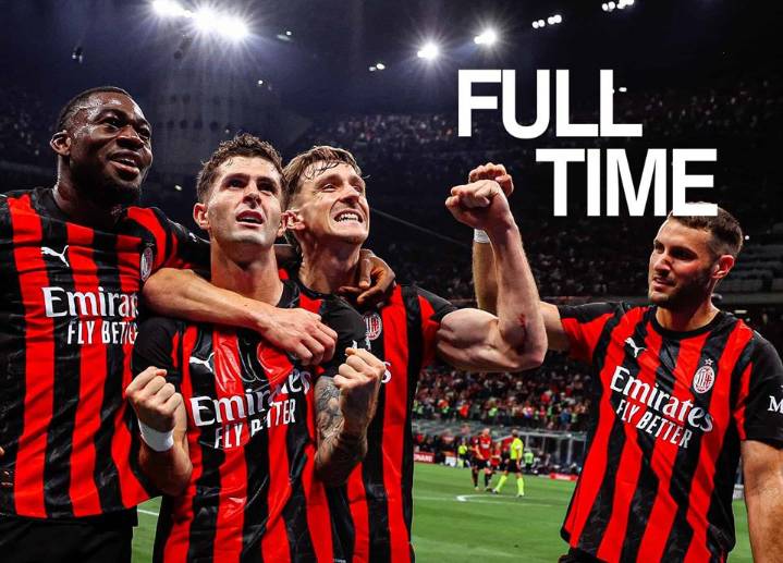 Gana el Milán al Napoli y triunfo les da cima en Italia