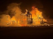 Man faces arson charge after allegedly lighting playground on fire