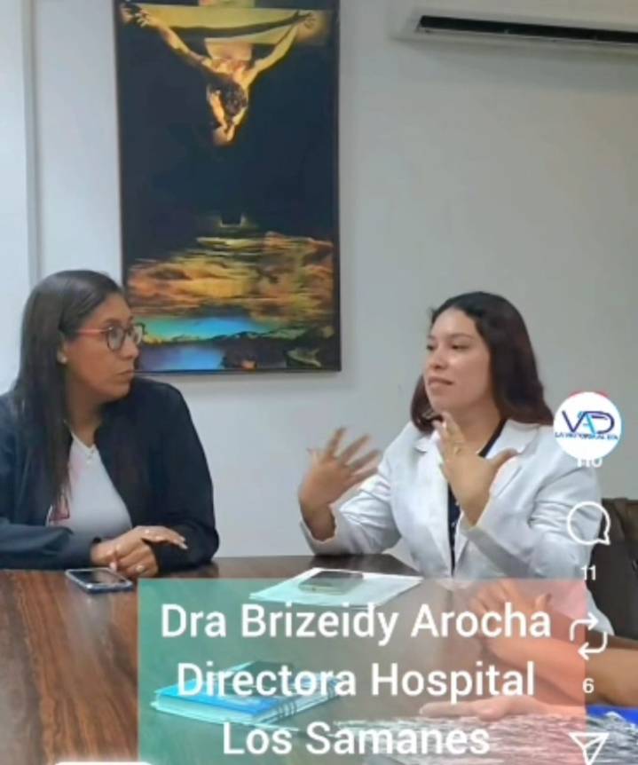 Nueva Directora del Hospital Estadal Los Samanes Dra Brizeidy Arocha