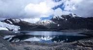 El Búho frente al nevado Pastoruri