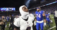 QB Lamar Jackson says he regrets shoving a fan during Ravens' crazy loss to the Bills