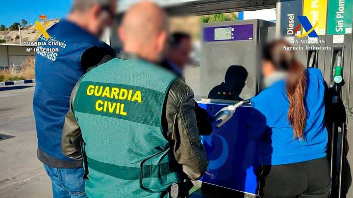 Desmantelada una organización que introducía carburante adulterado en gasolineras “low cost” del Levante