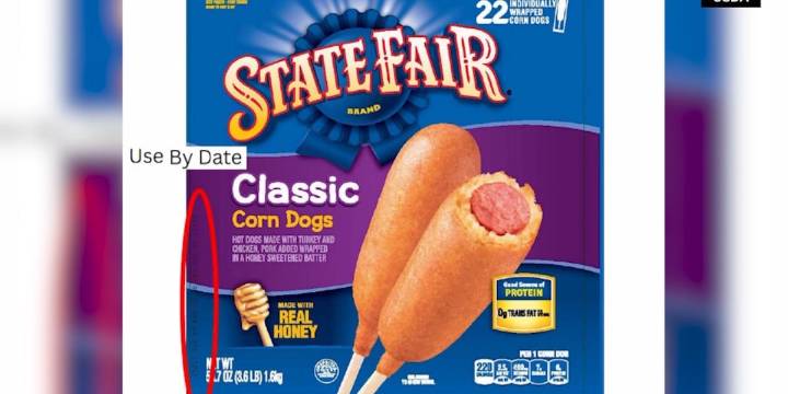 58M pounds of corn dogs and sausage-on-a-stick products recalled because wood pieces may be inside