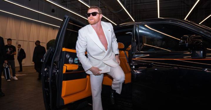 Canelo pisó Las Vegas para la gran pelea con Crawford: menos picante y mucho glamour