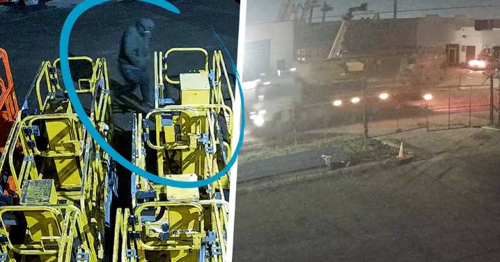 Brazen thieves make off with $700,000 in machinery