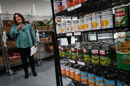 ‘A very large gap for us to fill’: Pantries struggle to meet surging demand amid federal cuts to food banks