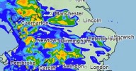 Met Office weather map shows huge wall of rain hitting UK as Storm Amy update issued