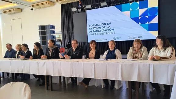 Directivos educativos se capacitaron en alfabetización en el marco del Plan Nacional