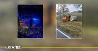 School bus driver, monitor injured after bus flips over during crash in Pendleton