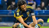 Cavani se lesionó y será baja en Boca por al menos dos semanas