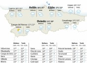 El tiempo en Asturias para este lunes, 15 de septiembre