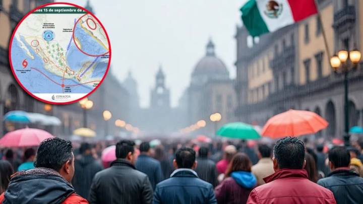 Lluvia y bajas temperaturas a partir de hoy 15 de septiembre; estos estados serán afectados