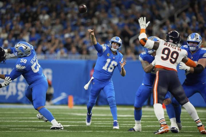 Monday Sports – Lions back in gear after blowing out Bears 52-21 in Johnson’s return to Detroit