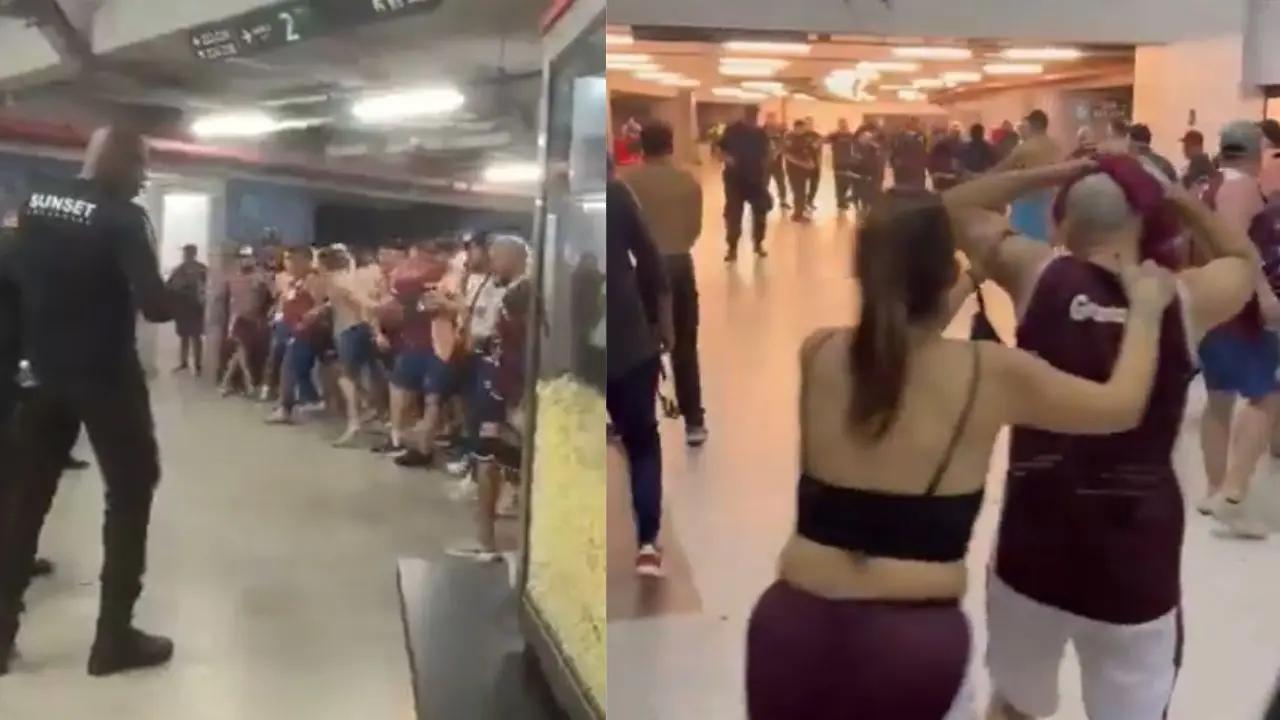 Salen a la luz nuevos videos de las peleas en el Maracaná: puños, patadas, gas pimienta y más