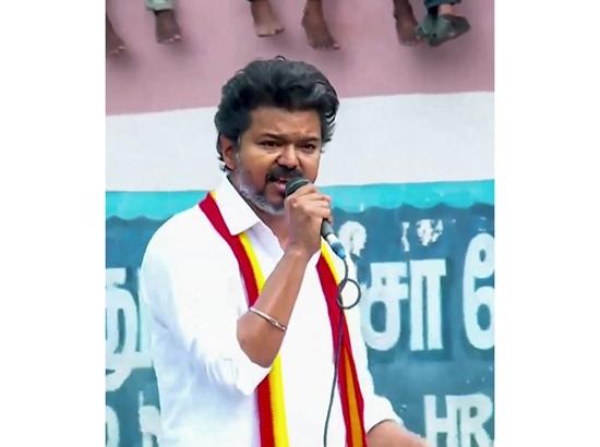 Karur stampede: TVK Chief Vijay announces financial assistance to bereaved families; expresses deep sorrow Photo Source: ANI [ FULL VIEW ]