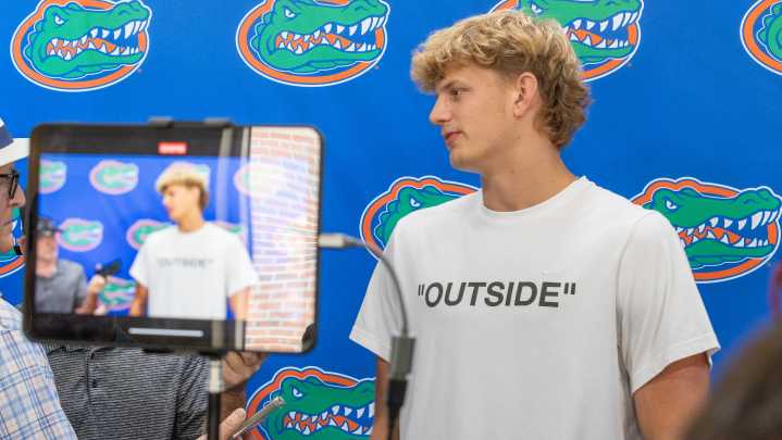 Watch: What Florida basketball's Tommy Haugh said of expectations for 2025