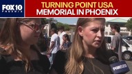 Charlie Kirk supporters react to suspect damaging memorial