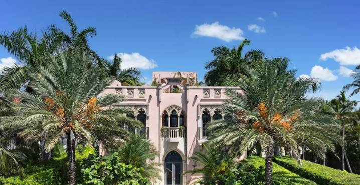 $24M Gothic Miami Mansion Hits Market With Alice in Wonderland Vibes