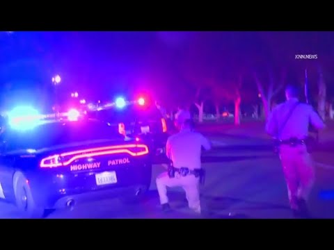 Upland police chase ends in shooting, teens arrested