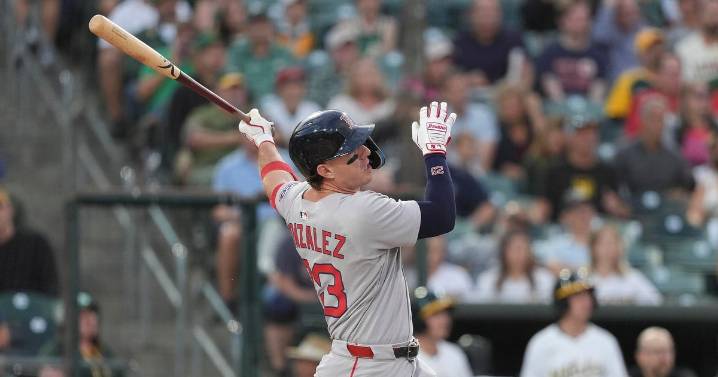 Romy Gonzalez expects to play Friday after leaving big game vs. A's with knee soreness