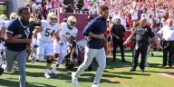 Notre Dame coach Marcus Freeman talks improvements, performance in big win over Arkansas