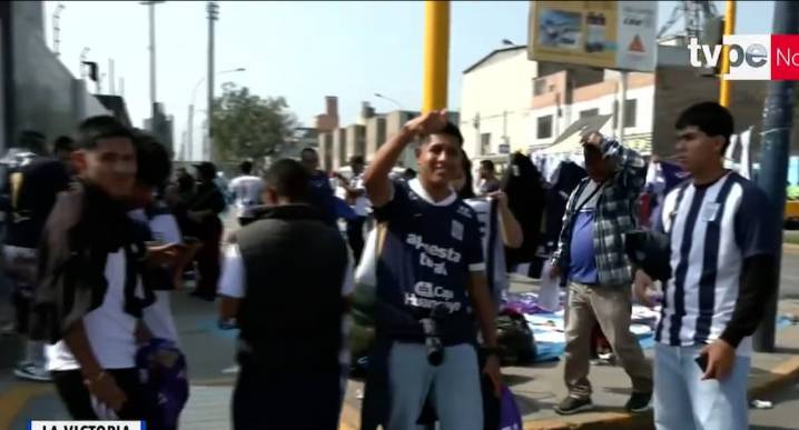 Así se vive la previa del Alianza Lima vs. U. de Chile en los alrededores de Matute