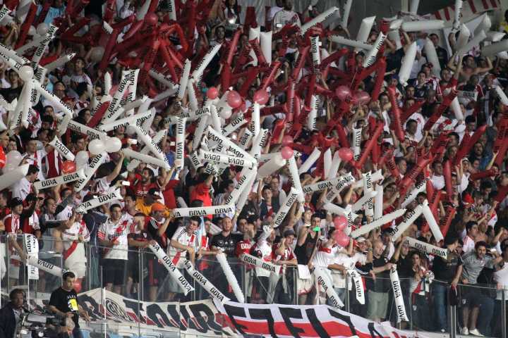 Video: la locura de los hinchas de River en Sao Pablo de cara a la revancha con Palmeiras