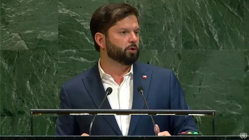 Boric pide juzgar a Netanyahu por el genocidio en Gaza, una "crisis de humanidad"