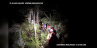 Hiker rescued after fall on Cheyenne Mountain