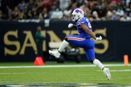 Undefeated Bills missing two defensive stars as they face desperate Saints team