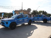 Entregan tres nuevas camionetas para reforzar seguridad pública en Santo Domingo