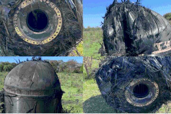 Misterio por la caída de un objeto metálico del cielo
