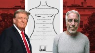 La felicitación de Trump a Epstein en forma de silueta de mujer amenaza la unidad en las filas republicanas