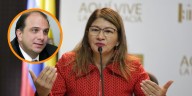 Sandra Ramírez explicó por qué abrazó a Carlos Camargo tras su elección como magistrado de la Corte Constitucional: “¿Es un delito?”