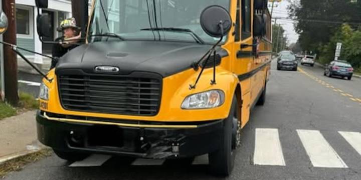 Minor injuries reported following school bus crash in Yantic