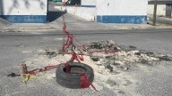 Acaba en gran bache una ´obra´ inconclusa