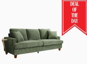 Walmart slashes Neche 87" Corduroy Sofa price to $280, saving shoppers $220